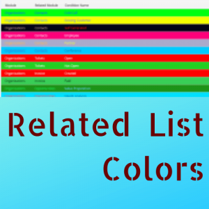 Related List Colors