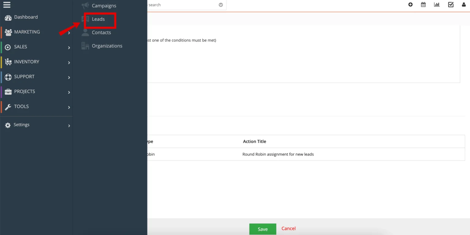 Vtiger-round-robin-assignment-create-lead