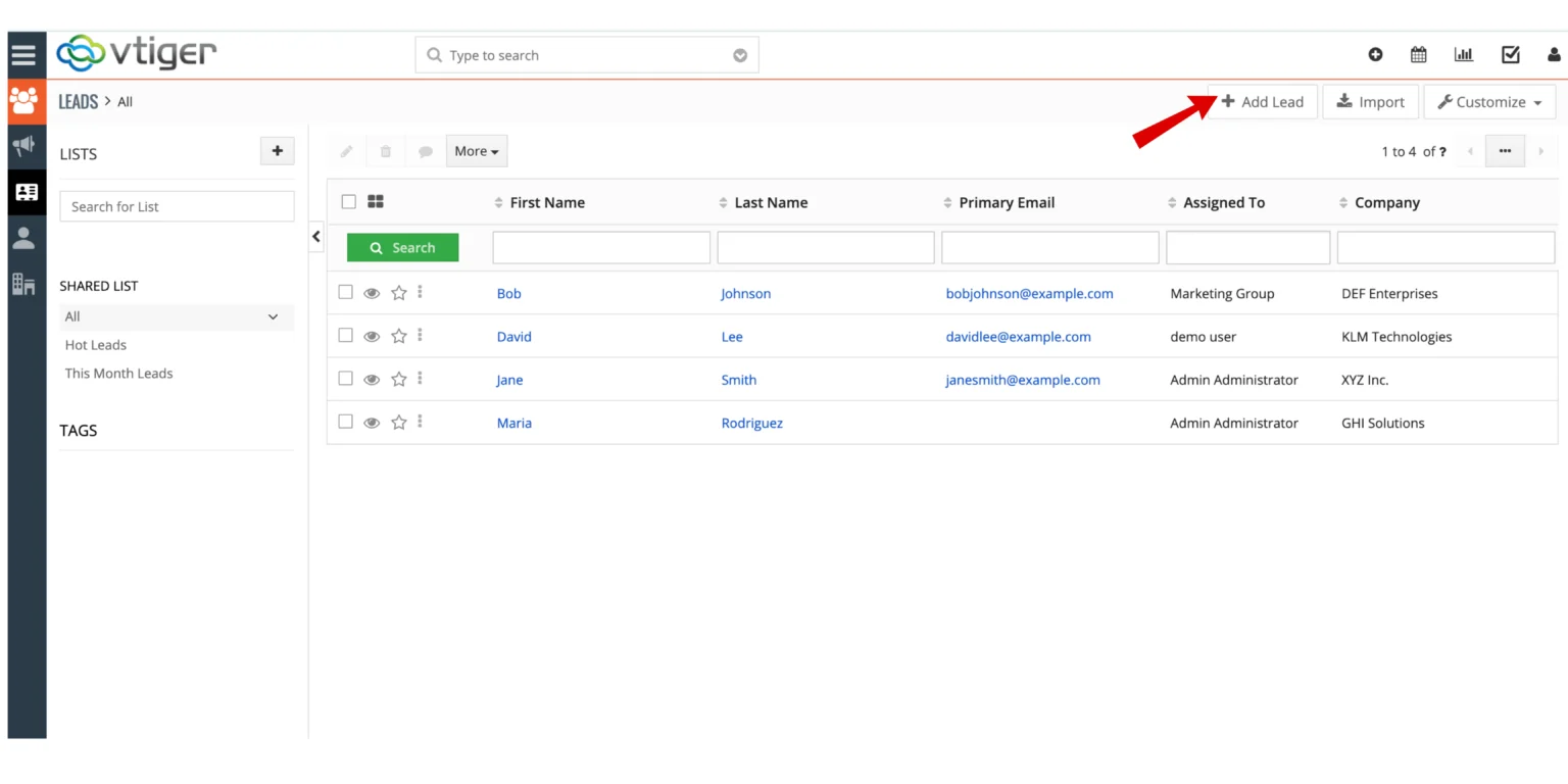Vtiger-round-robin-creating-lead