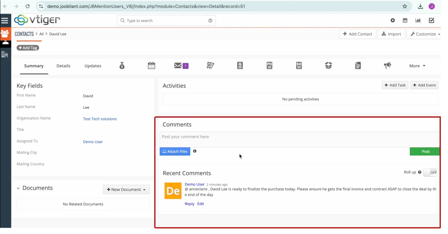 mension-users-in-comment-in-vtiger-opensource