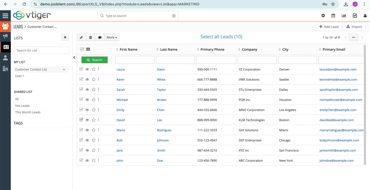 vtiger-excel-export-select-leads-to-export