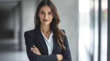Vtiger WooCommerce integration 24 ai generated professional portrait of a competent woman free photo