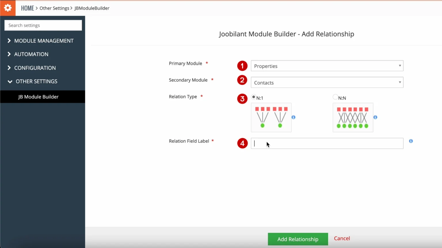 vtiger relationship builder userguide