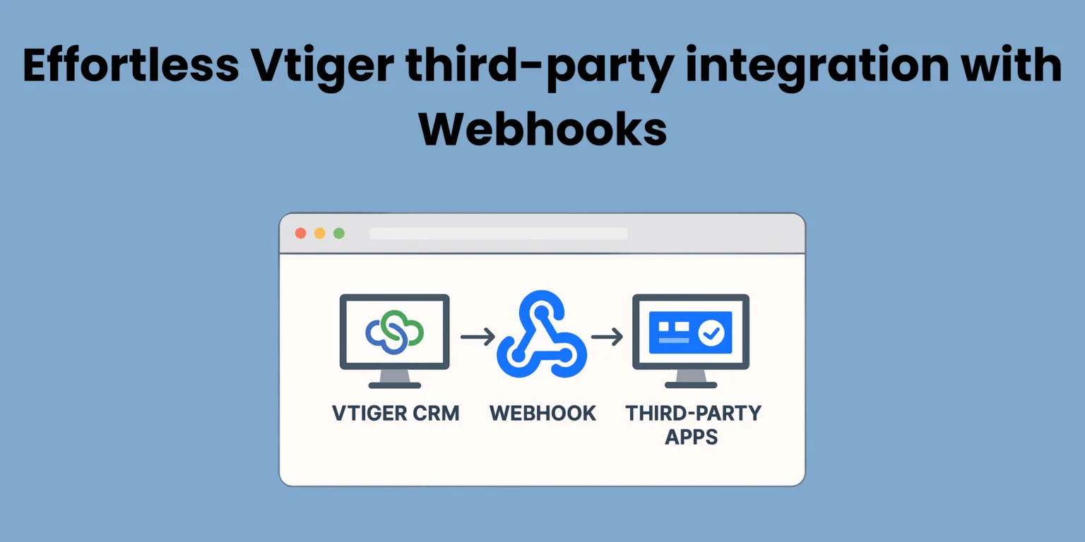 Effortless vtiger third-party integration with webhooks
