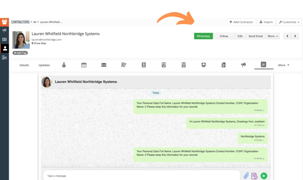 vtiger whatsapp integration 1