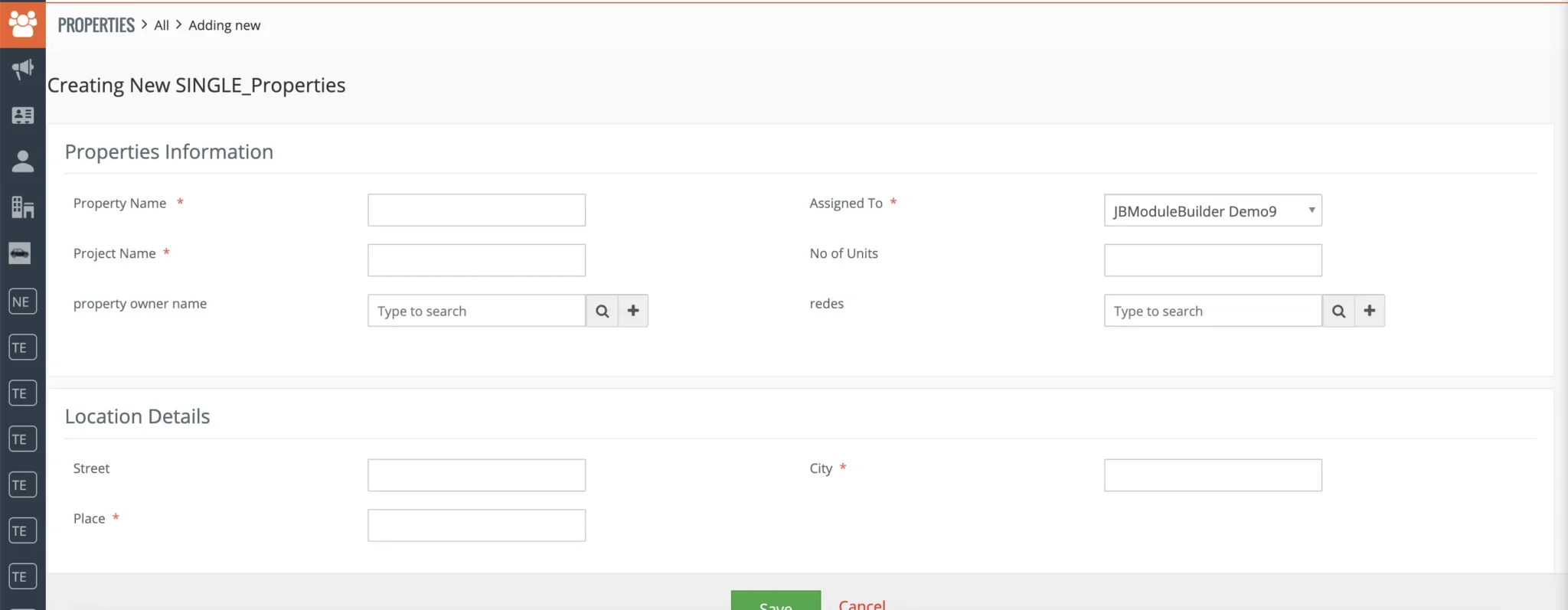Relation Field added in Custom Module