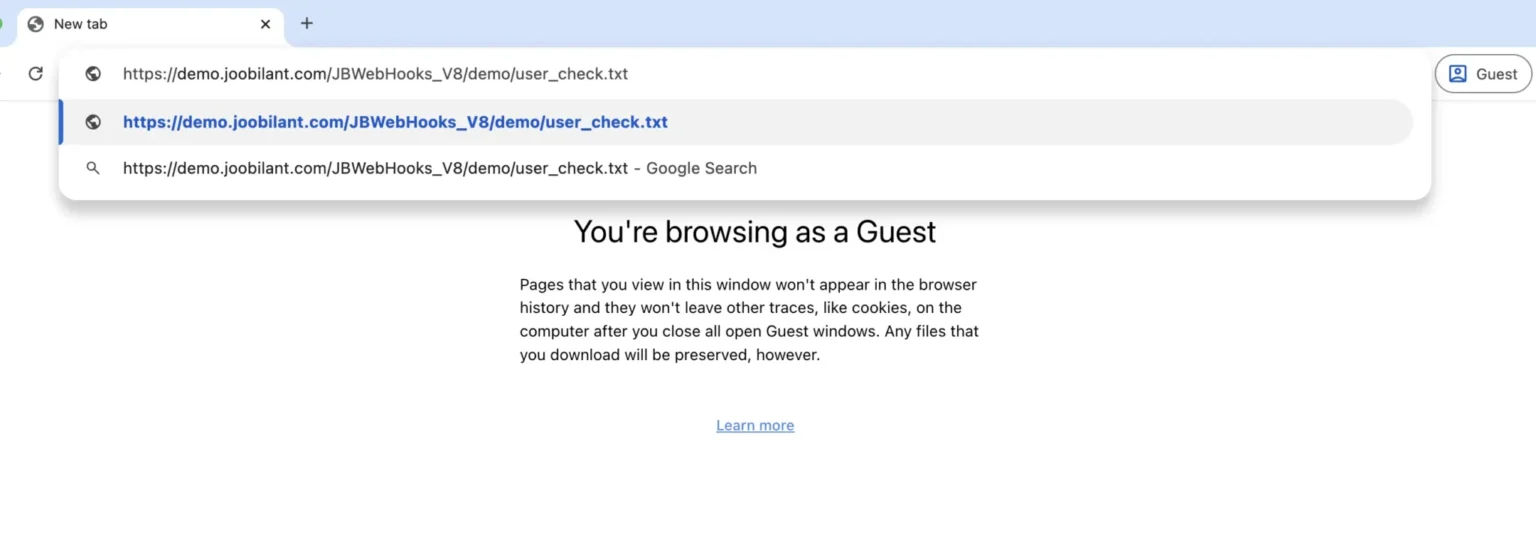 Vtiger webhooks testing